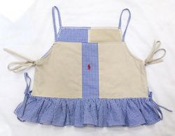 CR2023 UPCYCLED GINGHAM PANEL TIE-SIDE CAMISOLE TO..