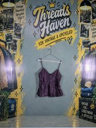 TH000090 Women's Vintage Lace-Trimmed Camisoles an..