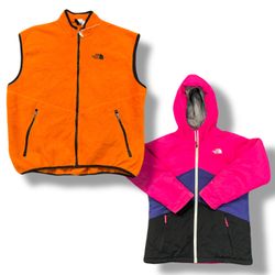 TNF Fleece and Windbreaker Jackets