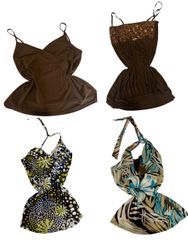 Y2K Paisley Riot Cami Tops-ST-126
