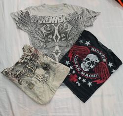 CR12230 Vintage Skull T-Shirts