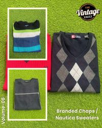 Branded Mix Sweaters Of Chaps & Nautica , Volume :..