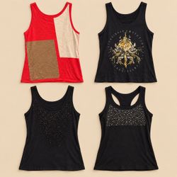 Y2K Grunge & Embellished Tank Tops
