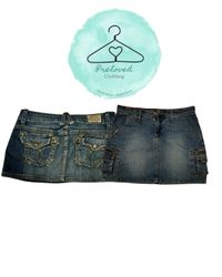 Y2K Denim Mini Skirts (020926-24)