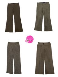 Y2k All shades of grey poly pants