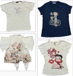 Boutique  Fashion Bundle Graphic Tees, Feminine Fl..