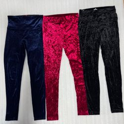 Velvet leggings