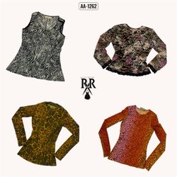 Y2k Earthy Tone Full Sleeve Tops (AA-1262)