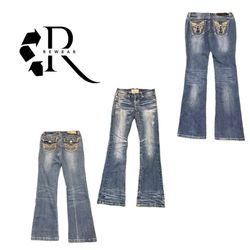 Y2K Paris Hilton Girl Denim Jeans RW-2275