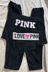 Pink Yoga Flare Pants