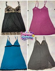 Y2K Vintage Lace & Slip Dress Bundle | VR-429