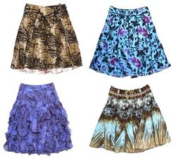 Jupes en coton Y2K Sandy Beach