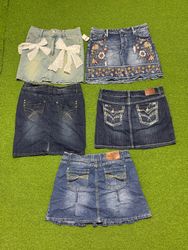 Yv1531 Women Denim Mini Skirts Bundle 14P