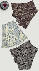 Y2k boho skirts WR2008