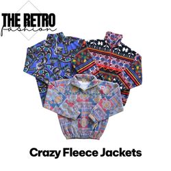 Crazy Fleece Jackets.    #652