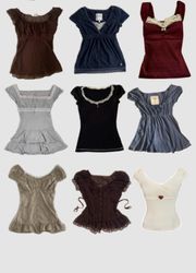 Y2K H/S Blouse #030826 #008