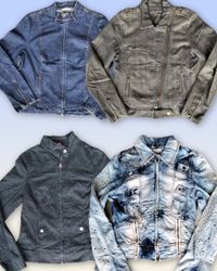 Denim Zipper jacket 20 pieces