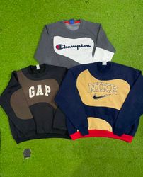 Upcycle Mixed branded sweatshirt