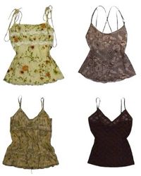 Y2K Forest Aesthetic Cami Tops