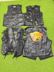 Yv1206 Leather Waistcoat 15P