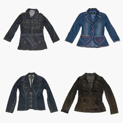 Y2K IT Girl Denim Statement Jackets