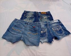 CR12058 Y2K Mini Denim Shorts
