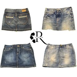 Y2K Paris Hilton Era Girl Denim Mini Skirt RW-2446
