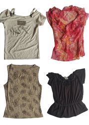 Y2K half sleeve tops 10 pcs