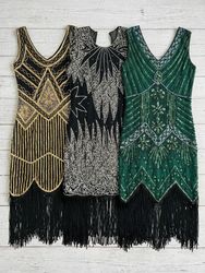 Y2K Heavy Beaded Dress