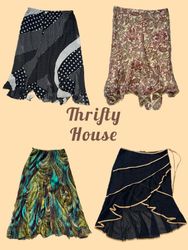 Vintage Fairy Boho Y2K Skirts(TH/615)