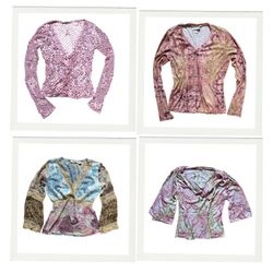 Y2K Baby Pink Full Sleeve Tops