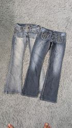 **Y2K Flare Jeans – Embroidered & Embellished Boot..