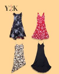 Y2K Floral Midi Dress Bundle (Yv-736)