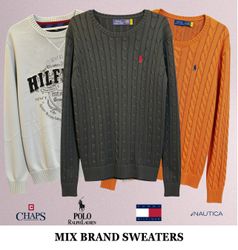 Branded Sweaters including Ralph Lauren and Tommy ..