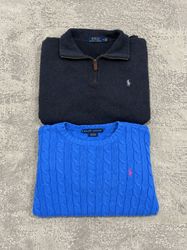Ralph Lauren 1/4 Zip & Cable Knit Sweaters - [TS-0..