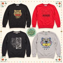 Kenzo Tiger Graphic Sweatshirts Designer Streetwea..