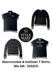Abercrombie & Hollister T Shirts Mix SM - (00217