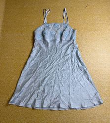 TH485 Y2K Silk Lace Trim Dress | Vintage 90s 2000s..