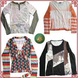 Hurry Up! Y2K Long Sleeve Blouses Guess & Zara TRF..