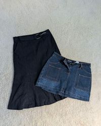 Y2K Denim Mixed Skirts
