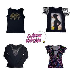 Vintage Graphic Tops Collection (MH-055)