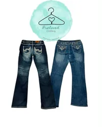 Y2K flared jeans 15 pcs (240826-18)