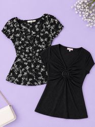 Half Sleeve Blouse