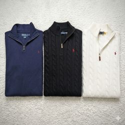 Ralph Lauren half zip sweater