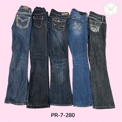 Women's Embroidered Bootcut Flare Jeans – Everyday..