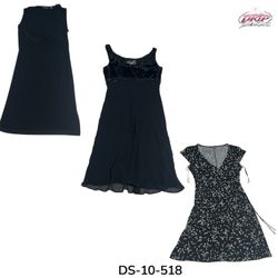 Robes courtes à motifs pour femmes (DS-10-518)