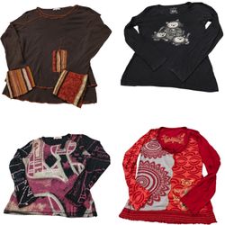 Y2k long sleeve euro top