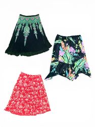 Yv286 color full Skirts 
7p