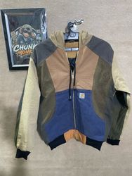 Upcycled Carhartt hooded jacket 🐒