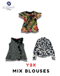 Y2K Mix Blouse - EV2080